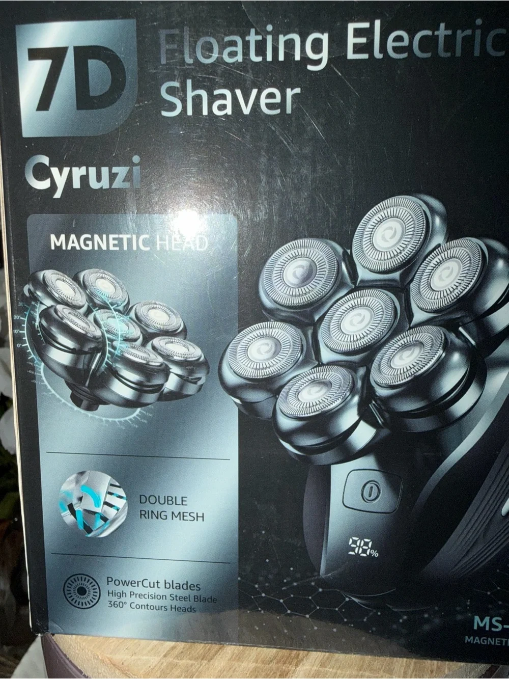 🆕 Men's Electric Shaver Head Shavers for Bald Men: 7D Floating Electric shaver